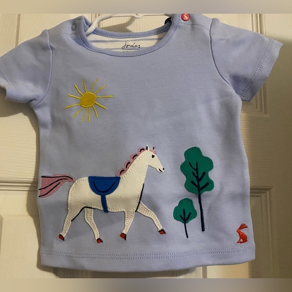 NWT Joules Little Wonders Appliqué Shirt - Picture 1 of 8